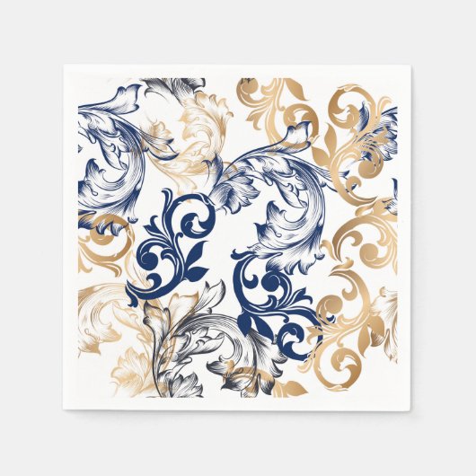 Baroque-Style Retro Classic Pattern  Servet (Voorkant)