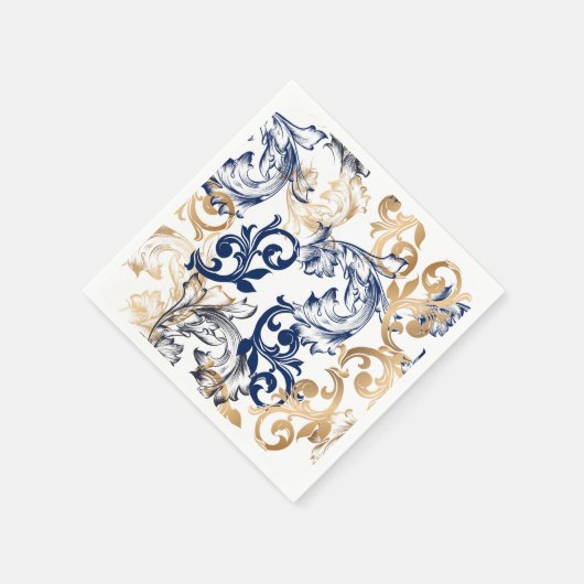 Baroque-Style Retro Classic Pattern Servet (Hoek)