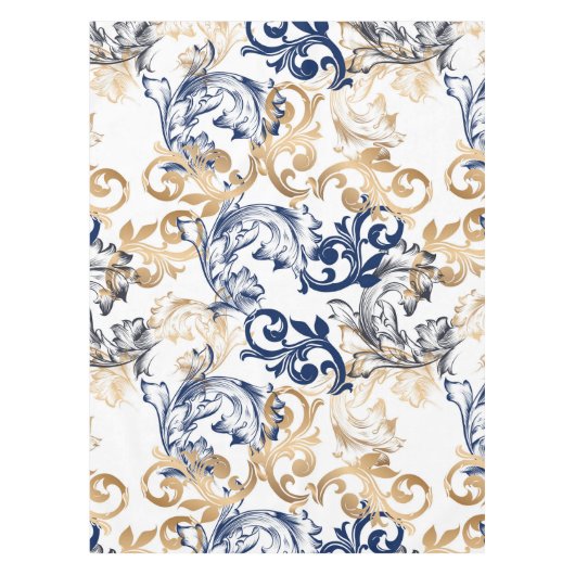 Baroque-Style Retro Classic Pattern  Tafelkleed (Voorkant)