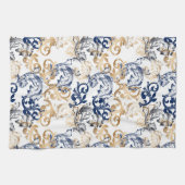 Baroque-Style Retro Classic Pattern Theedoek (Horizontaal)