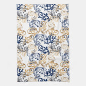 Baroque-Style Retro Classic Pattern Theedoek (Verticaal)