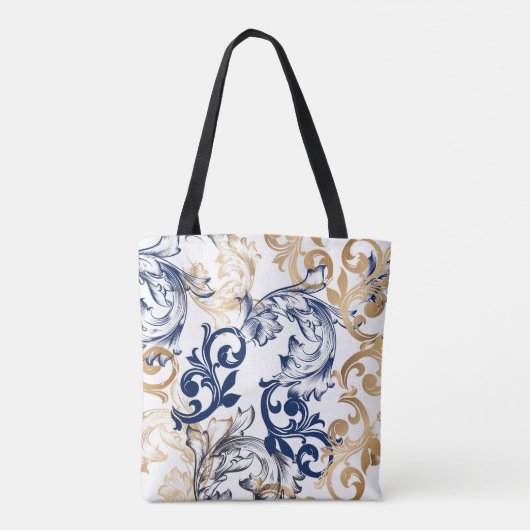Baroque-Style Retro Classic Pattern  Tote Bag (Achterkant)