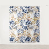 Baroque-Style Retro Classic Pattern  Wandkleed (Voorkant)