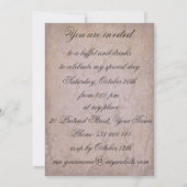 Baroque  uitnodiging (Achterkant)