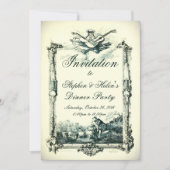 Baroque  uitnodiging (Voorkant)