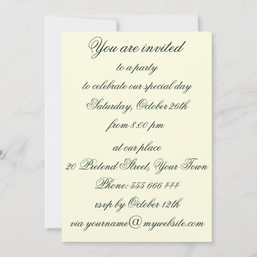 Baroque uitnodiging (Achterkant)