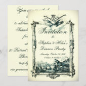 Baroque  uitnodiging (Voorkant / Achterkant)