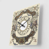 Baroque Vierkante Klok (Hoek)