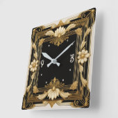 Baroque Vierkante Klok (Hoek)