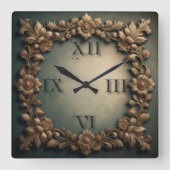 Baroque Vierkante Klok (Voorkant)