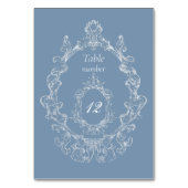 Baroque Vintage Damask Wedding Kaart (Voorkant)