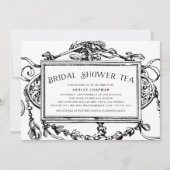  Baroque Vrijgezellenfeest Tea Kaart (Voorkant)