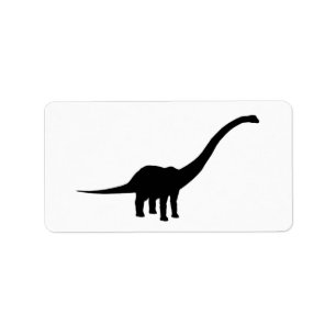 Barosaurus Dino Dinosaur Etiket