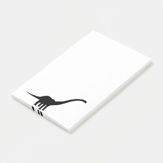 Barosaurus Dino Dinosaur Post-it® Notes (Schuin)