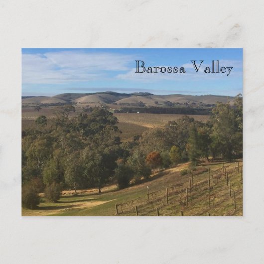 barossa uitzicht briefkaart (Voorkant)
