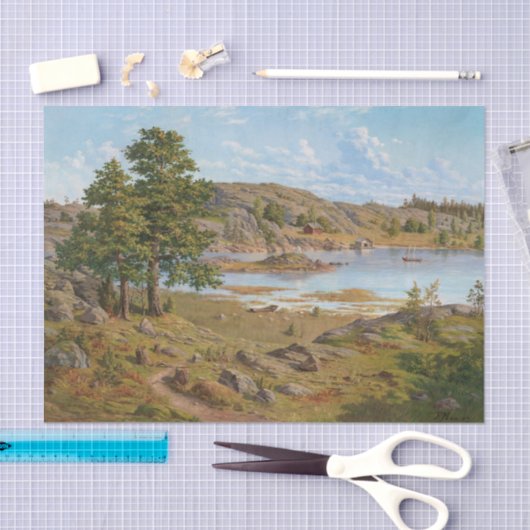 Barösund door Frans Maexmontan Tissuepapier (Craft)