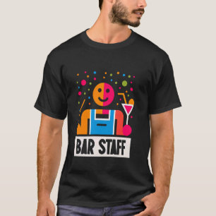 Barpersoneel Bartender Werknemer Service ---- T-shirt