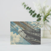Barque Elissa Figurhead Briefkaart (Staand voorkant)