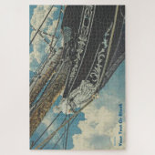 Barque Elissa Figurhead Legpuzzel (Verticaal)
