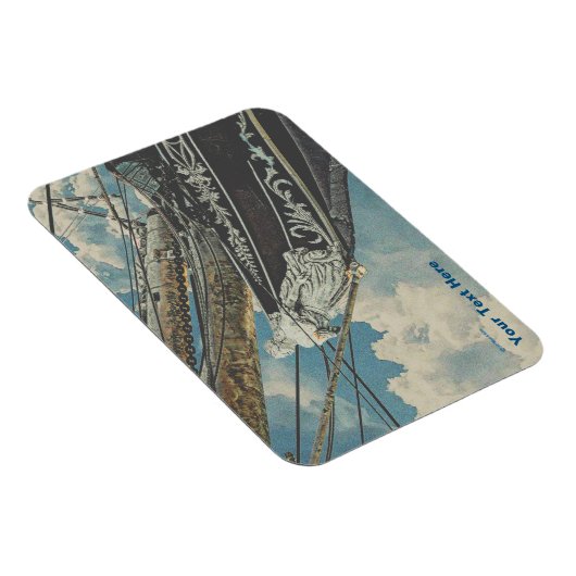 Barque Elissa Figurhead Magneet (Rechterzijde)