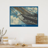 Barque Elissa Figurhead Poster (Keuken)