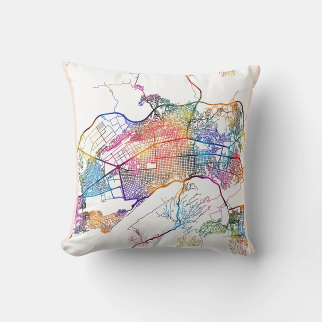 Barquisimeto Venezuela City Map Kussen (Voorkant)