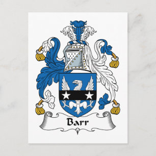 Barr Family Crest Briefkaart