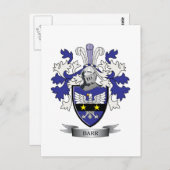 Barr Family Crest Coat of Arms Briefkaart (Voorkant / Achterkant)