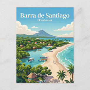 Barra de Santiago, Ahuachapán El Salvador Briefkaart