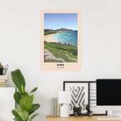 Barra Schotland Reisposter Poster (Thuiskantoor)
