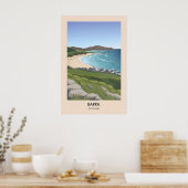 Barra Schotland Reisposter Poster (Keuken)