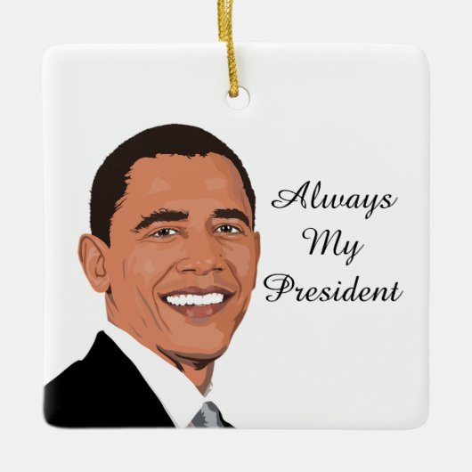 Barrack Obama, altijd mijn President Ornament (Voorkant)