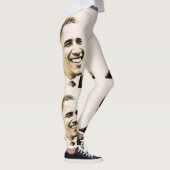 Barrack Obama Light Cream Colour Leggings (Rechts)