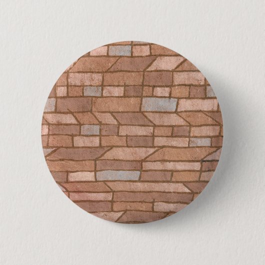 Barracks Settlement by paul klee Ronde Button 5,7 Cm (Voorkant)