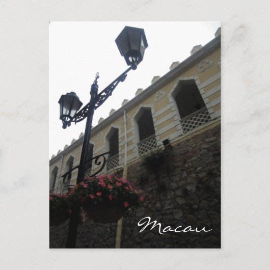 barracks van moorish macau briefkaart (Voorkant)