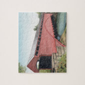 Barracksville Covered Bridge Legpuzzel (Verticaal)