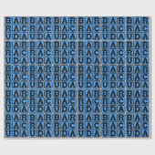 Barracuda, angstaanjagende vis cadeaupapier (Vlak)