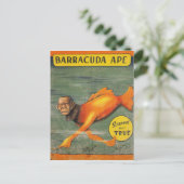 Barracuda Ape Briefkaart (Staand voorkant)