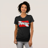 Barracuda Dive Flag T-shirt (Voorkant volledig)