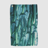 Barracuda Fish Camo Golfhanddoek (Voorkant)