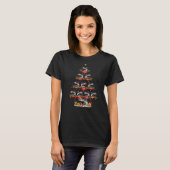 Barracuda Fish Xmas Holiday Barracuda Kerstmis T-shirt (Voorkant volledig)