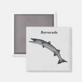 Barracuda Game Fish Magneet (Voorkant / Achterkant)