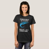 Barracuda Grote Sphyraena Barracuda Vissen T-shirt (Voorkant volledig)