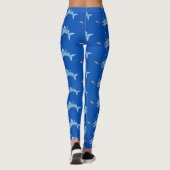 Barracuda hongende cartoon leggings (Achterkant)