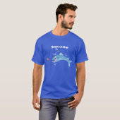 Barracuda hongende cartoon t-shirt (Voorkant volledig)