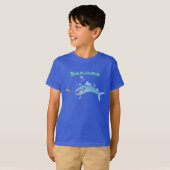 Barracuda hongende cartoon t-shirt (Voorkant volledig)