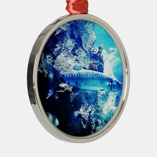 Barracuda Metalen Ornament (Rechts)