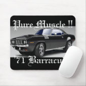 Barracuda Pure Muscle! Mousepad Muismat (Met muis)