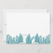 Barracuda verjaardagsfeestje uitnodiging (Achterkant)