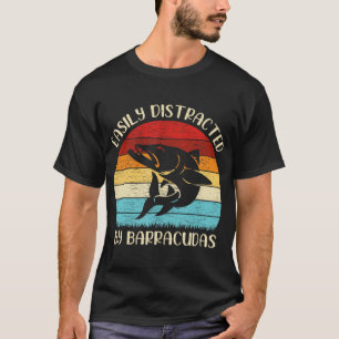 Barracuda-vis, gemakkelijk verstoord door T-shirt